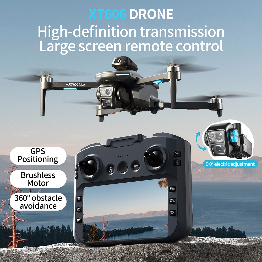 XT606 MAX 3 battery Drone 4k 8 - Drone Mapping review and price