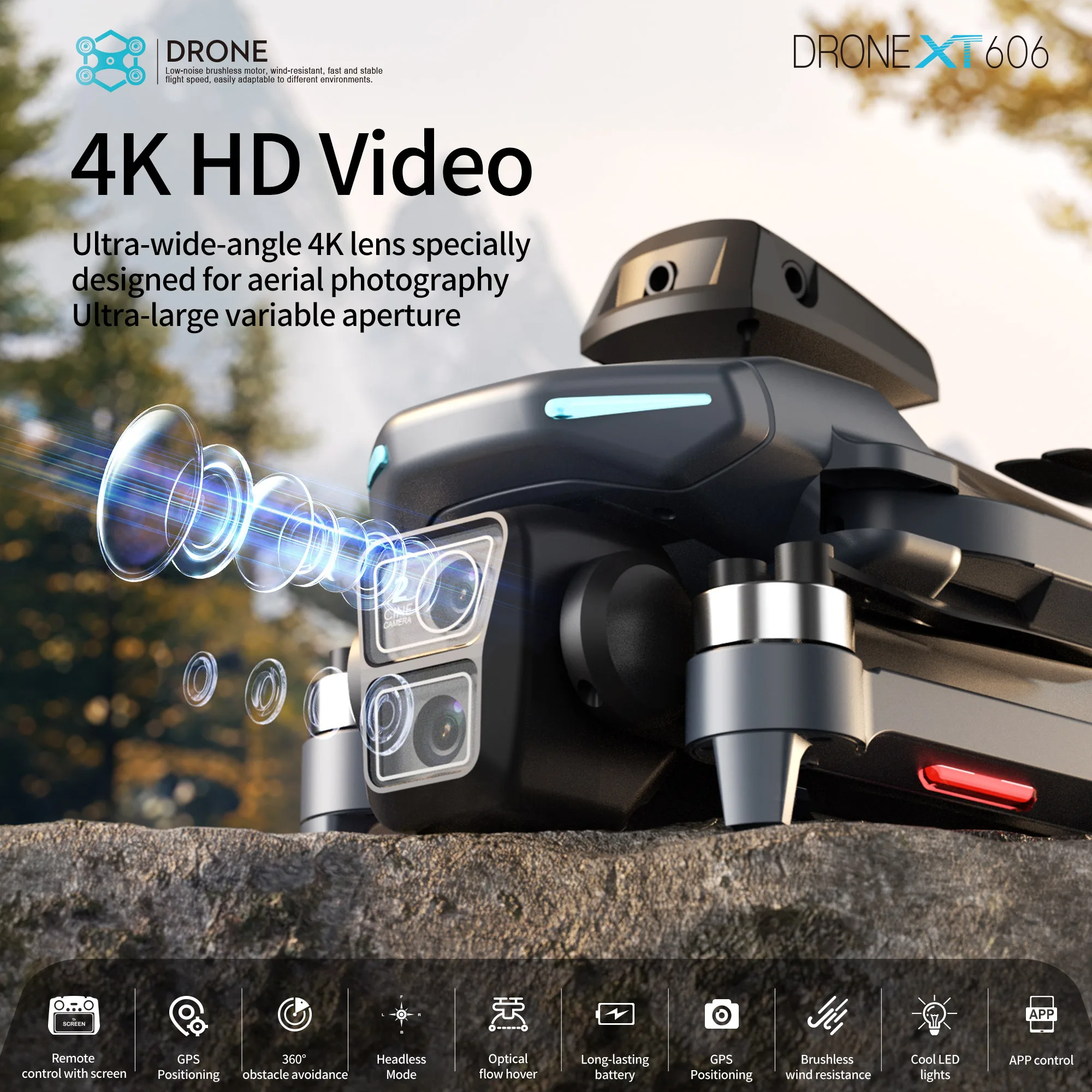 Original XT606 MAX GPS Drone 4 - Drone Mapping review and price
